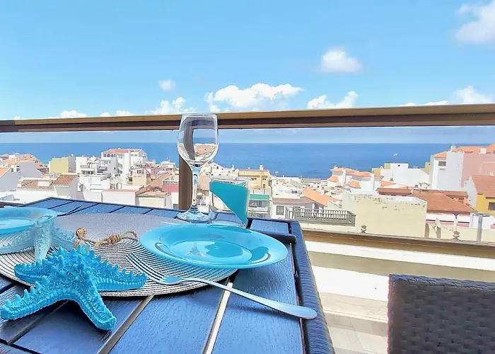 Pet friendly Ocean And Sky Studio Apartment Puerto de la Cruz 